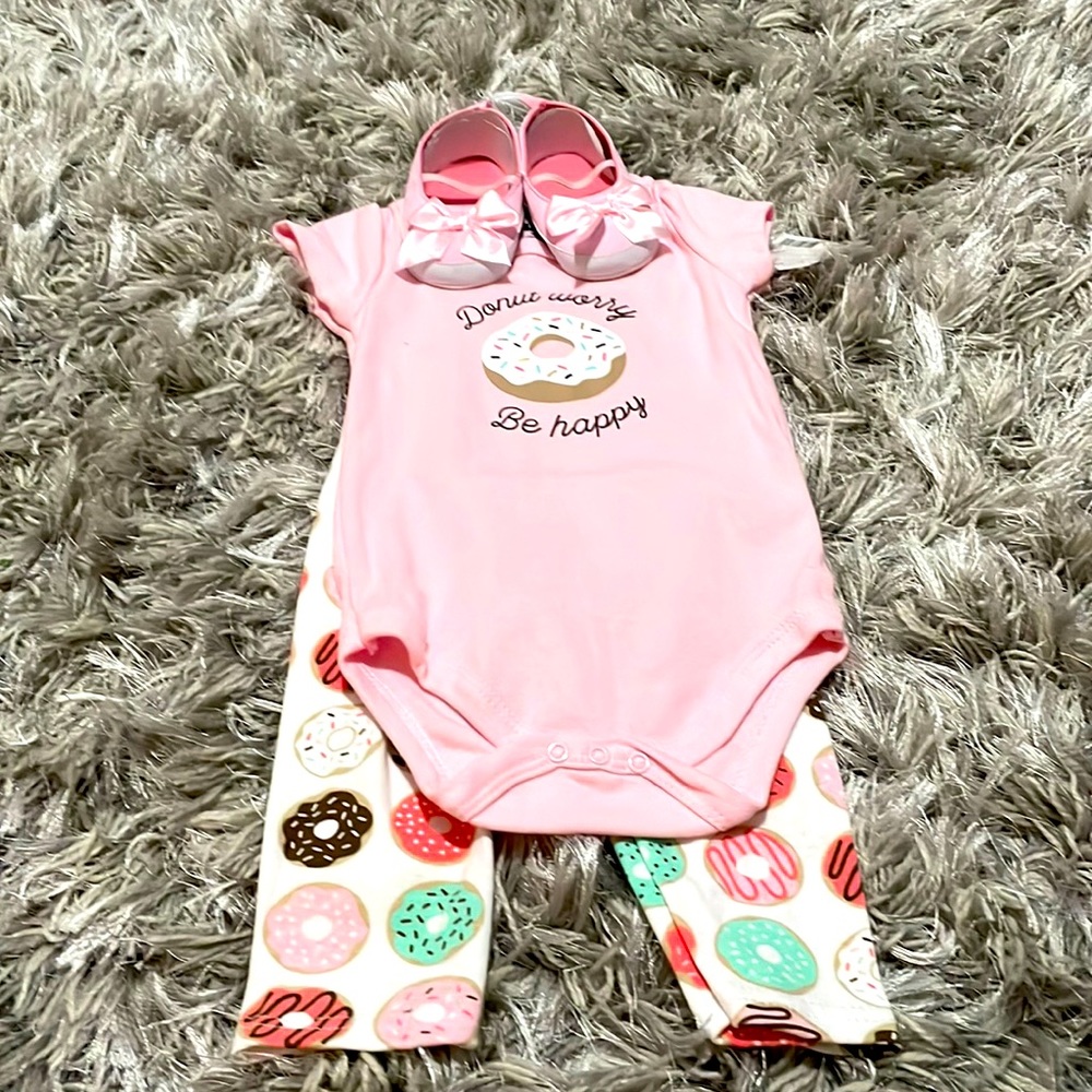 New🆕✨ baby girl three piece set